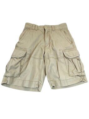 Polo Ralph Lauren Mens Cargo Shorts Size 29 Beige Cotton Summer Outdoors Casual